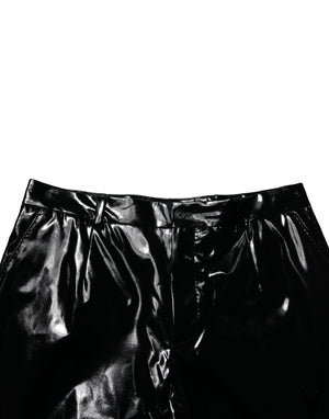 Dolce & Gabbana Black Nylon Straight Men Pants
