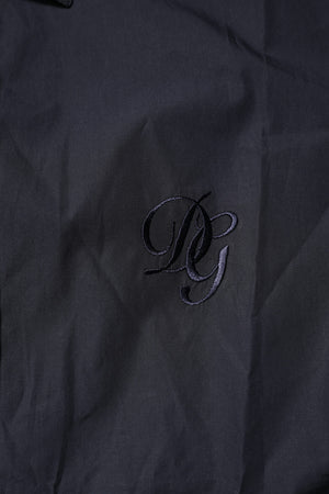 Dolce & Gabbana Dark Blue MARTINI Cotton Dress Formal Shirt