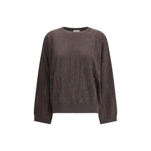 Brunello Cucinelli Brown Cashmere Cashmere Sweater