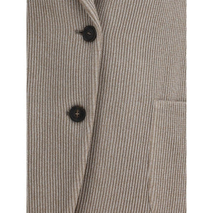 Brunello Cucinelli Gold Cotton Coat