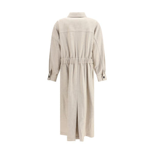Brunello Cucinelli Beige Wool Coat