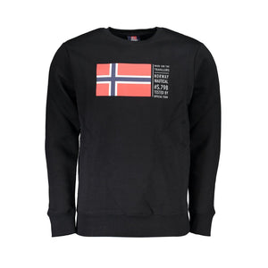 Norway 1963 Black Cotton Men Sweater