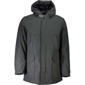 Woolrich Gray Cotton Men Jacket
