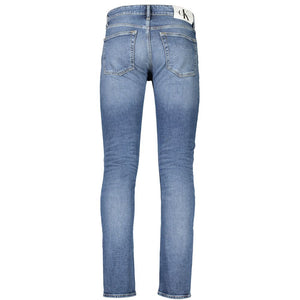 Calvin Klein Blue Cotton Men Jeans