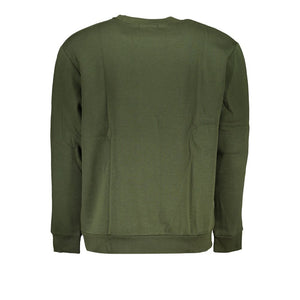 Cavalli Class Green Cotton Men Sweater