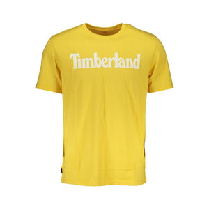 Timberland Yellow Organic Cotton Men T-Shirt