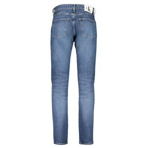 Calvin Klein Blue Cotton Men Jeans