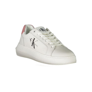 Calvin Klein White Leather Women Sneaker