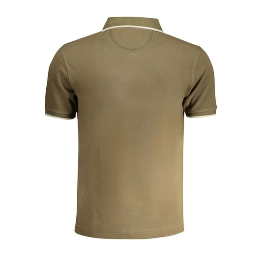 La Martina Verde Cotton Mens Polo Shirt