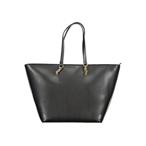 Tommy Hilfiger Black Polyurethane Women Handbag
