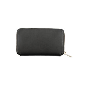 Tommy Hilfiger Black Polyurethane Women Wallet
