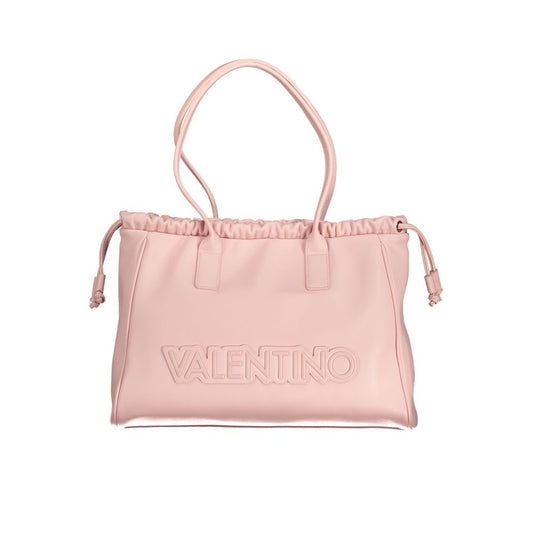 Mario Valentino Rosa Poliuretano Women Shoulder Bag
