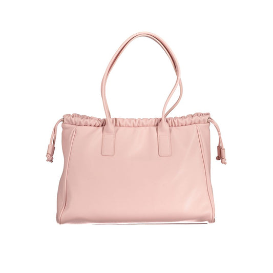 Mario Valentino Rosa Poliuretano Women Shoulder Bag