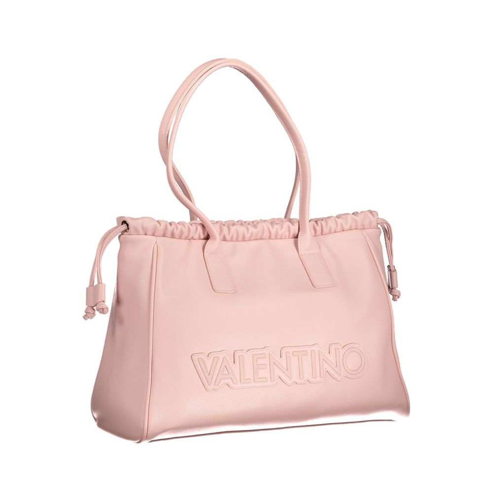 Mario Valentino Rosa Poliuretano Women Shoulder Bag