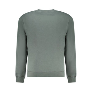 Napapijri Verde Cotton Men Sweatshirt
