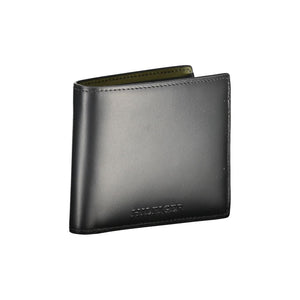Tommy Hilfiger Black Leather Men Wallet
