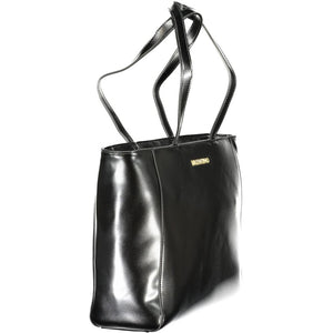Mario Valentino Black Polyethylene Women Handbag