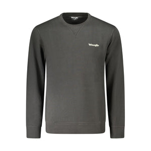 Wrangler Black Cotton Men Sweater
