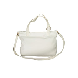 Mario Valentino White Polyethylene Handbag