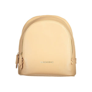 Mario Valentino Beige Polyurethane Women Backpack