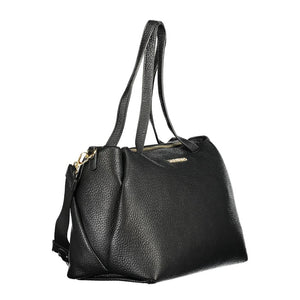 Mario Valentino Black Polyethylene Women Handbag