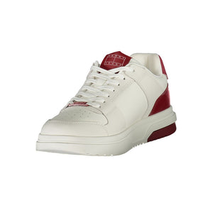 Tommy Hilfiger Red Leather Men Sneaker