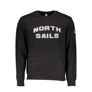 North Sails "Black Cotton Men Sweater"