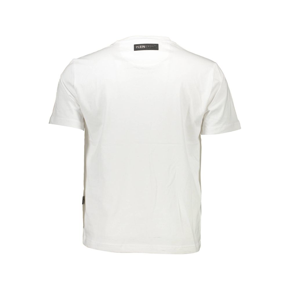 Plein Sport White Cotton Men T-Shirt