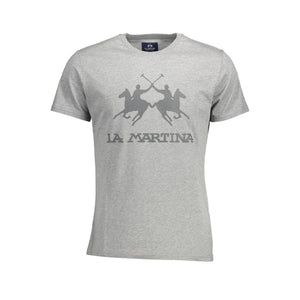 La Martina Brown Cotton Men T-Shirt