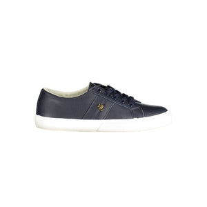 Ralph Lauren Blue Leather Women Sneaker