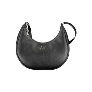 Calvin Klein Black Recycled Polyester Women Handbag