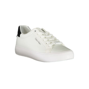 Calvin Klein Bianco Leather Women Sneaker