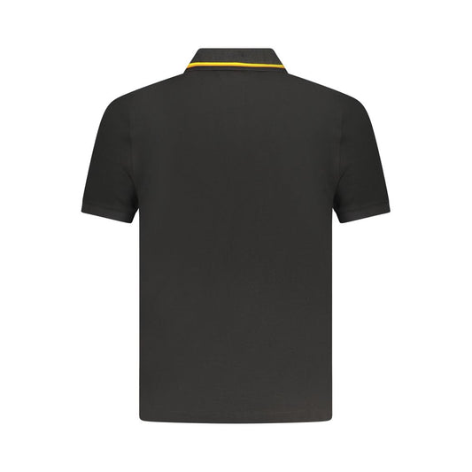 K-WAY Black Cotton Polo Shirt