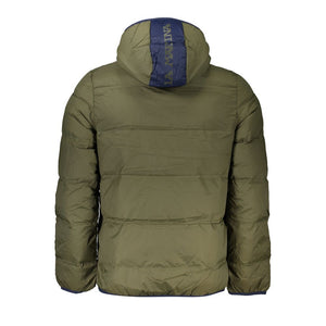 La Martina Green Polyamide Men Jacket