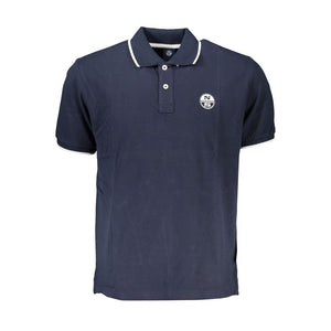 North Sails Blu Cotton Men Polo
