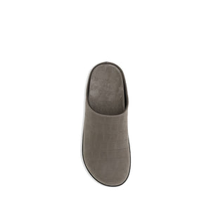 Brunello Cucinelli Gray Rubber Mules