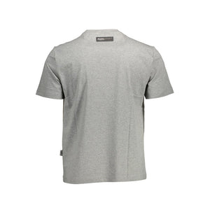 Plein Sport Brown Cotton Men T-Shirt