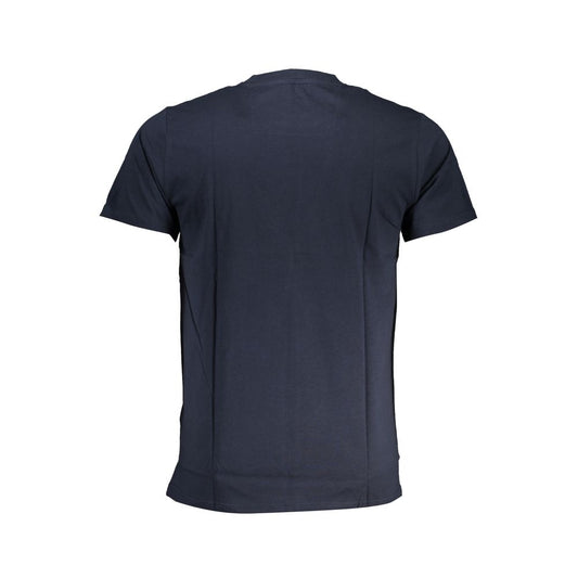 Cavalli Class Blu Cotton Men T-Shirt