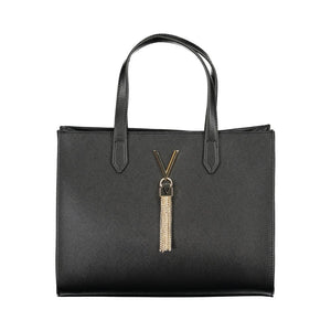 Mario Valentino Black Polyurethane Women Handbag