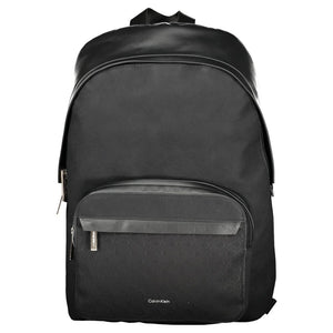 Calvin Klein Black Polyester Men Backpack