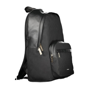 Calvin Klein Black Polyester Men Backpack