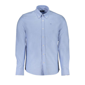 North Sails Light Blue Cotton Men Shirt