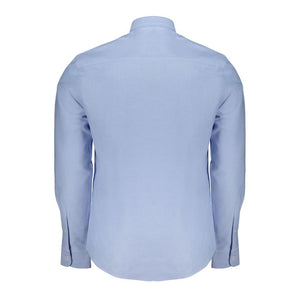 North Sails Light Blue Cotton Men Shirt