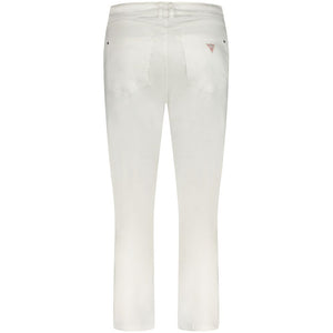 Guess Jeans White Cotton Women Skinny Jean
