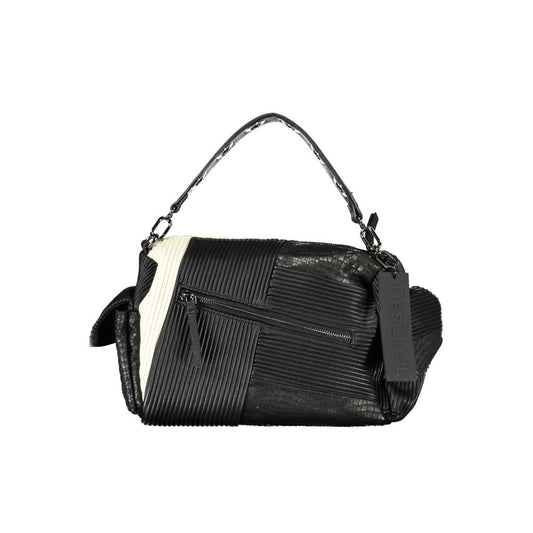 Desigual Nero Poliuretano Women Handbag
