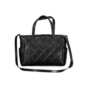 Mario Valentino Black Polyethylene Women Handbag