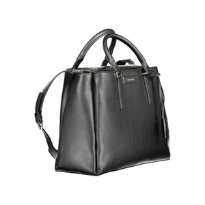 Calvin Klein Black Recycled Polyester Women Handbag