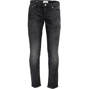 Calvin Klein Black Cotton Men Jeans