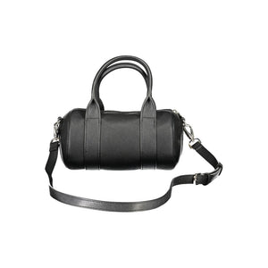 Mario Valentino Black Polyurethane Women Handbag