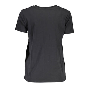 Levi's Black Cotton Women T-Shirt